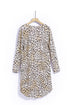 Print Colorblock Long Cardigan